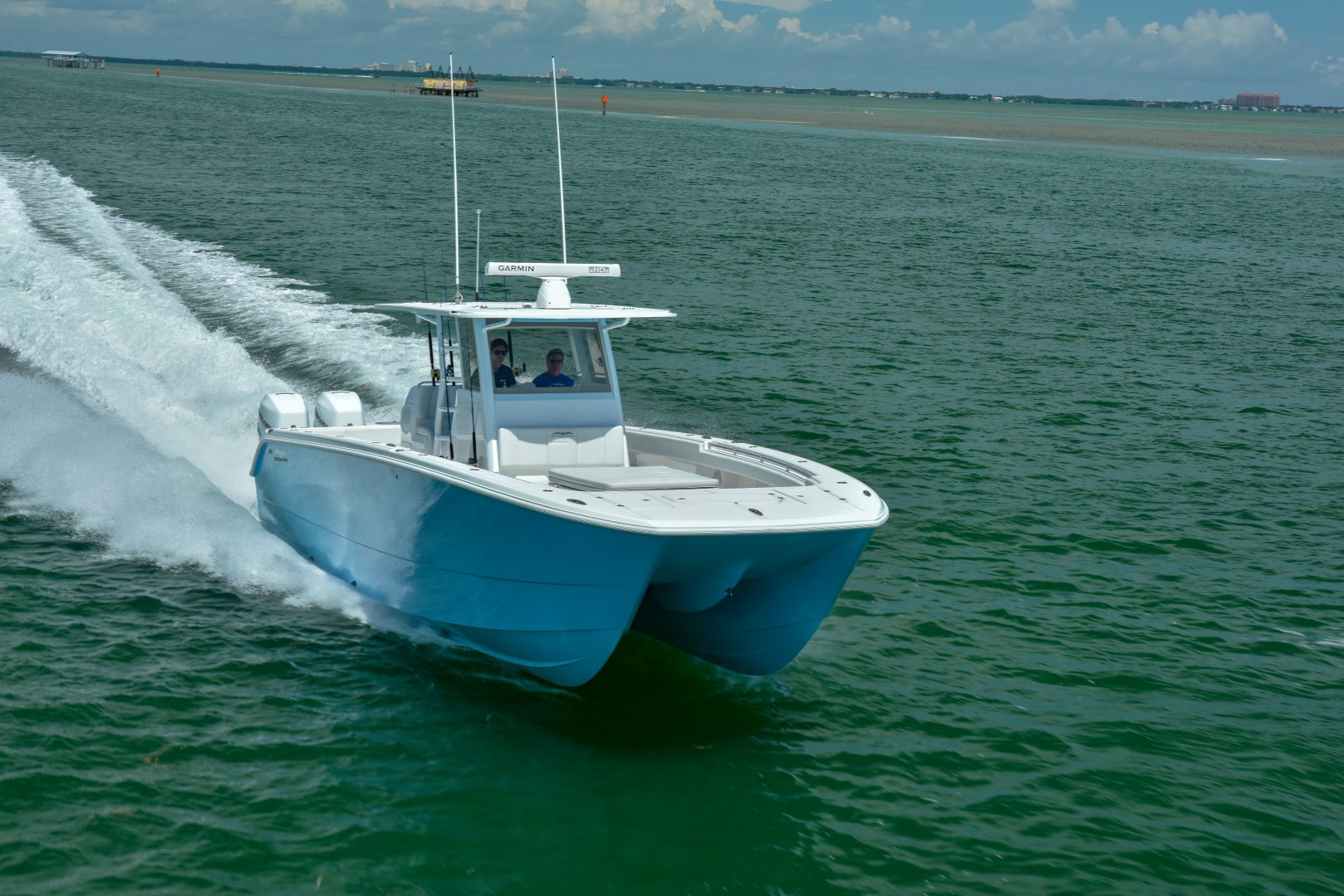 Invincible Boats Launches 37′ Catamaran to the Fleet